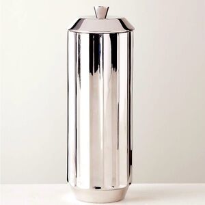 CB2 Milano Stainless Steel Cocktail Shaker